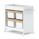 Boori Natty Kids Storage Changer, Barley and Almond