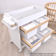 Boori Natty Kids Storage Changer, Oak and Almond