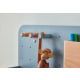 Boori Ergonomic Kids Desk (110cm) With Pegboard Hutch Package, Blueberry and Beech