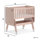 Boori Neat Kids Rocking Cradle, Cherry and Almond