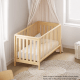 Boori Oslo Kids Baby Cot, Barley White