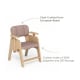 Boori Euler Kids Study Chair with Cushion Set, Cherry and Beech