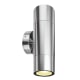 Brilliant SEAFORD Up/Down LED Wall Light, Brushed Chrome