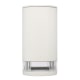 Brilliant GLENELG 1X4W GU10 WW Ambient LED Fixed Exterior Wall Light, White