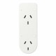 Brilliant CANNES Smart WiFi Double Plug with USB-A and USB-C Chargers, White