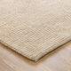 DreamWeaver Pure Scandinavian Wool Rug, Beige, 80x300cm