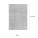 DreamWeaver Pure Scandinavian Wool Rug, Grey, 80x300cm