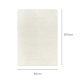 DreamWeaver Pure Scandinavian Wool Rug, Ivory, 80x300cm