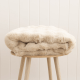 DreamWeaver Essence Machine Washable Rug, Beige, 100x100cm