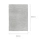 DreamWeaver Pure Scandinavian Wool Rug, Grey, 240x330cm