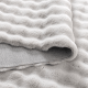 DreamWeaver Essence Machine Washable Rug, Silver, 100 x100cm
