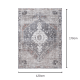 DreamWeaver Homestead Machine Washable Rug, Jule Grey, 160x230cm