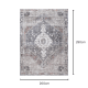 DreamWeaver Homestead Machine Washable Rug, Jule Grey, 200x290cm