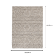DreamWeaver Wave Scandinavian Rug, Lattice Ash, 160x230cm