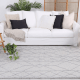 DreamWeaver Wave Scandinavian Rug, Tribal Grey, 200x290cm