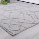 DreamWeaver Wave Scandinavian Rug, Tribal Grey, 200x290cm