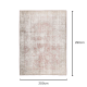 DreamWeaver Homestead Machine Washable Rug, Carmella Blush, 200x290cm
