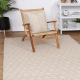 DreamWeaver Wave Scandinavian Rug, Mosaic Natural, 240x330cm