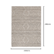 DreamWeaver Wave Scandinavian Rug, Lattice Ash, 200x290cm