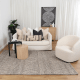 DreamWeaver Wave Scandinavian Rug, Lattice Ash, 300x400cm