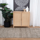 DreamWeaver Wave Scandinavian Rug, Lattice Ash, 300x400cm
