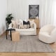 DreamWeaver Wave Scandinavian Rug, Lattice Ash, 240x330cm