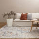 DreamWeaver Oasis Machine Washable Rug, Vintage Blue, 200x290cm