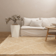DreamWeaver Oasis Machine Washable Rug, Diamonds Beige, 160x230cm