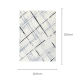 DreamWeaver Oasis Machine Washable Rug, Geo Blue, 200x290cm