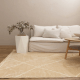 DreamWeaver Oasis Machine Washable Rug, Diamonds Beige, 200x290cm