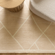 DreamWeaver Oasis Machine Washable Rug, Diamonds Beige, 200x290cm
