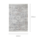 DreamWeaver Odyssey Vintage Rug, Grey Multi, 240x330cm