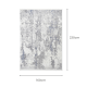 DreamWeaver Aura Modern Rug, Grey Blue, 160x230cm