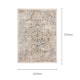 DreamWeaver Odyssey Vintage Rug, Beige Muti, 240x330cm