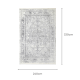DreamWeaver Odyssey Vintage Rug, Grey, 240x330cm