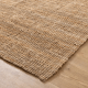 DreamWeaver Savannah Scandinavian Jute Rug, Natural, 160x230cm