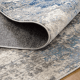 DreamWeaver Zenith Modern Rug, Navy Blue, 240x330cm