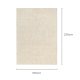 DreamWeaver Arizona Hand Tufted Wool Rug, Natural, 160x230cm
