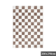 DreamWeaver Jade Checkers Rug, Cream Brown, 200x290cm
