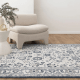 DreamWeaver Maya Floral Traditional Rug, Blue, 160x230cm