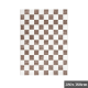 DreamWeaver Jade Checkered Rug, Cream Brown, 280x380cm