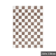 DreamWeaver Jade Checkered Rug, Cream Brown, 240x330cm