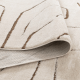 DreamWeaver Mila Modern Lines Rug, Cream & Brown, 160x230cm