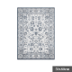 DreamWeaver Maya Floral Traditional Rug, Blue, 50x80cm