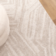 DreamWeaver Toscana Geo Lines Rug, Beige Cream, 160x230cm