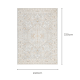 DreamWeaver Trend Medallion Transitional Rug, Beige Multi, 240x330cm