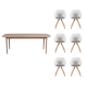 Hjem Design Trenton 7PCS Dining Set