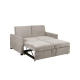 Hjem Design Maine Sofa Bed with Armrest