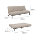 Hjem Design Caix Sofa Bed, Sand