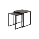Hjem Design Katrine Square Coffee Table Set